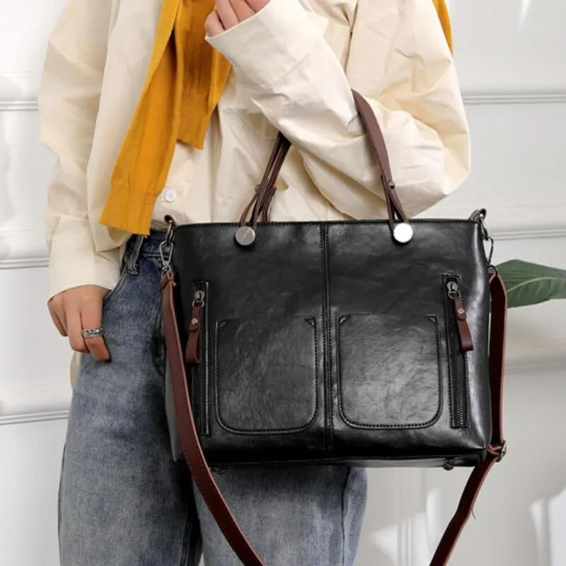 Mae | Leather shoulder bag