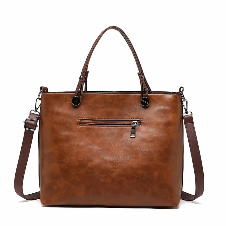 Lana | Vintage style leather shoulder bag