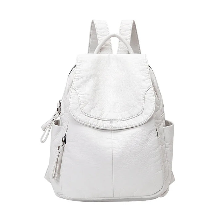 Violie | Washed Leather Backpack