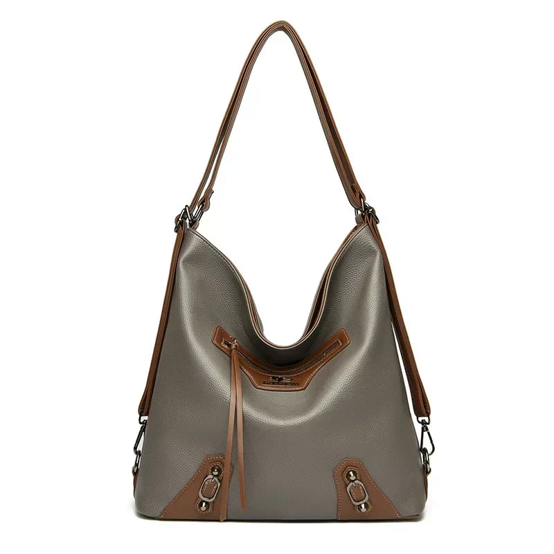 Melanie | Elegant Leather Bag with Multiple Compartments