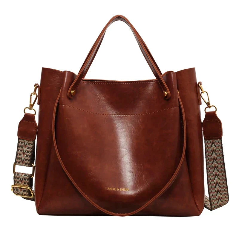 Darina | Elegant Leather Bag with Two Straps