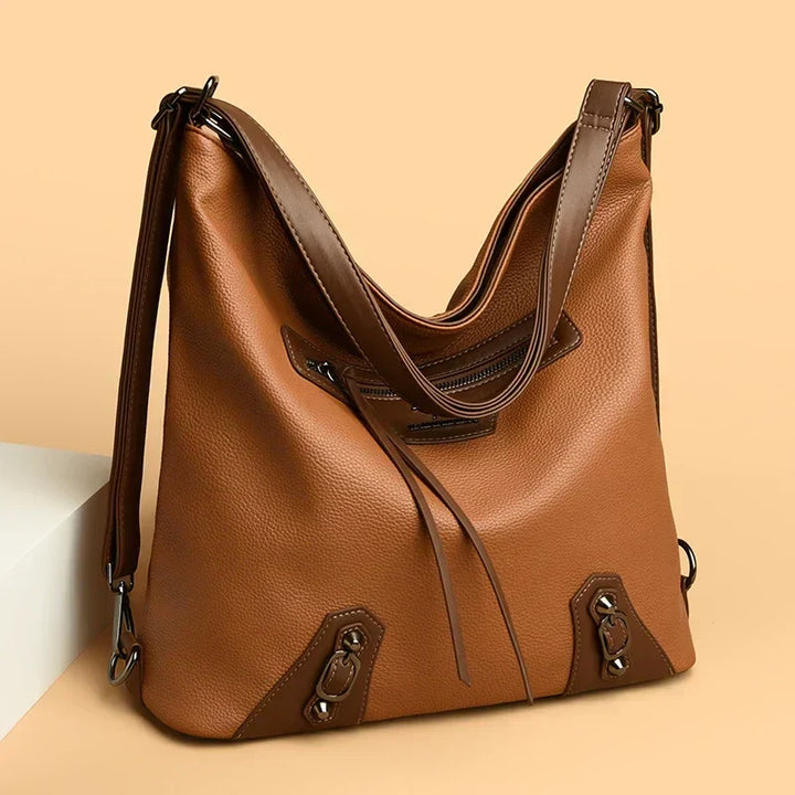 Melanie | Elegant Leather Bag with Multiple Compartments