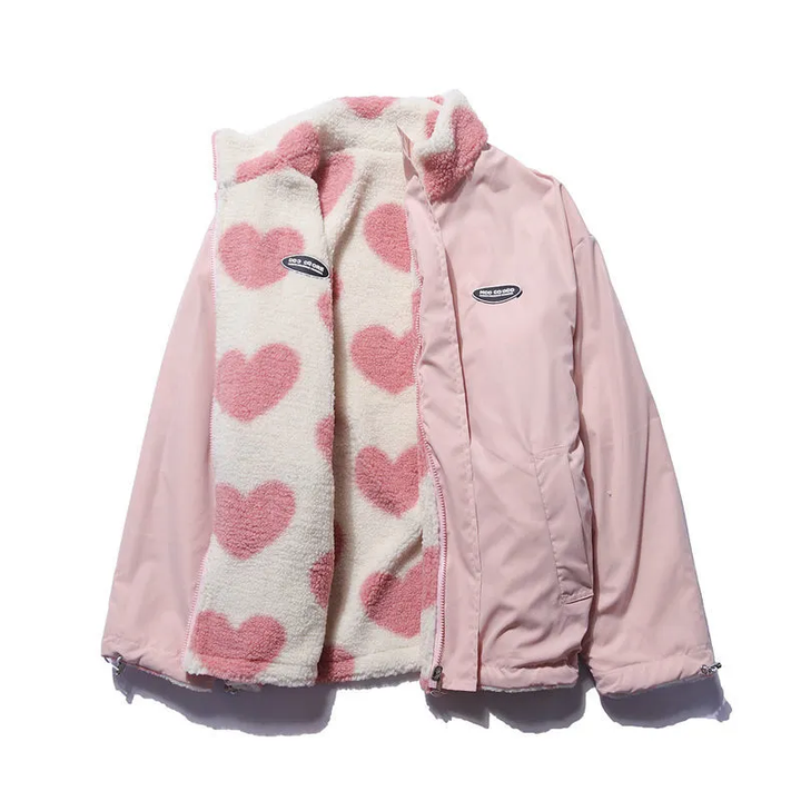 Bella | Reversible Heart Coat - Unique Collection