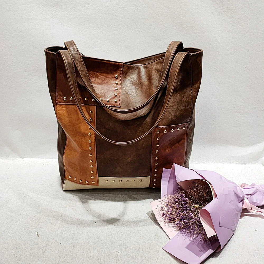 Dianne | Vintage Patchwork Leather Bag