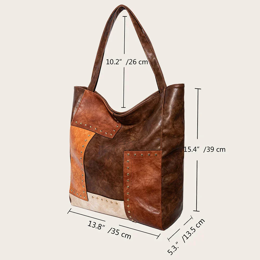 Dianne | Vintage Patchwork Leather Bag