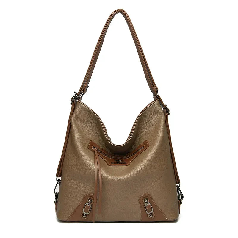 Melanie | Elegant Leather Bag with Multiple Compartments