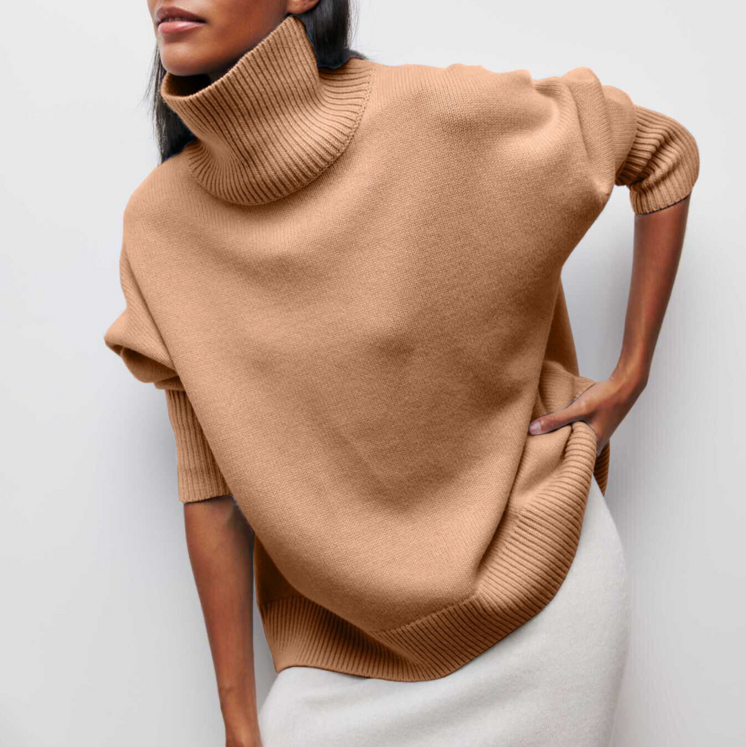 Olivia | Turtleneck Knit Sweater