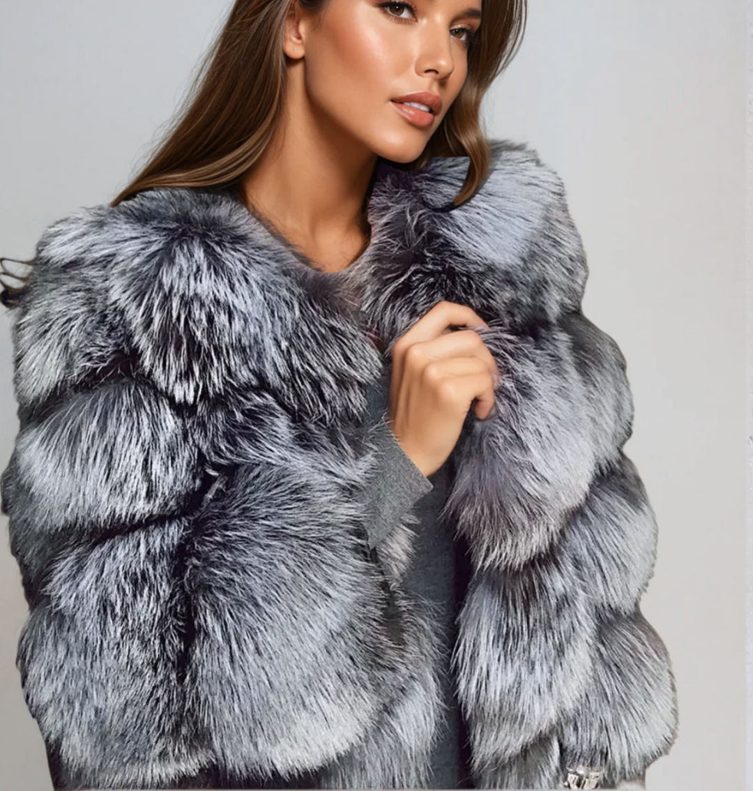 Tracy | Stylish Faux Fur Coat