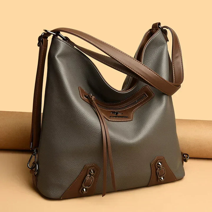 Melanie | Elegant Leather Bag with Multiple Compartments