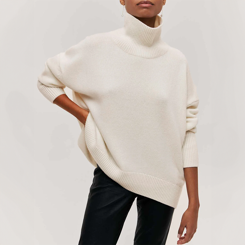 Olivia | Turtleneck Knit Sweater