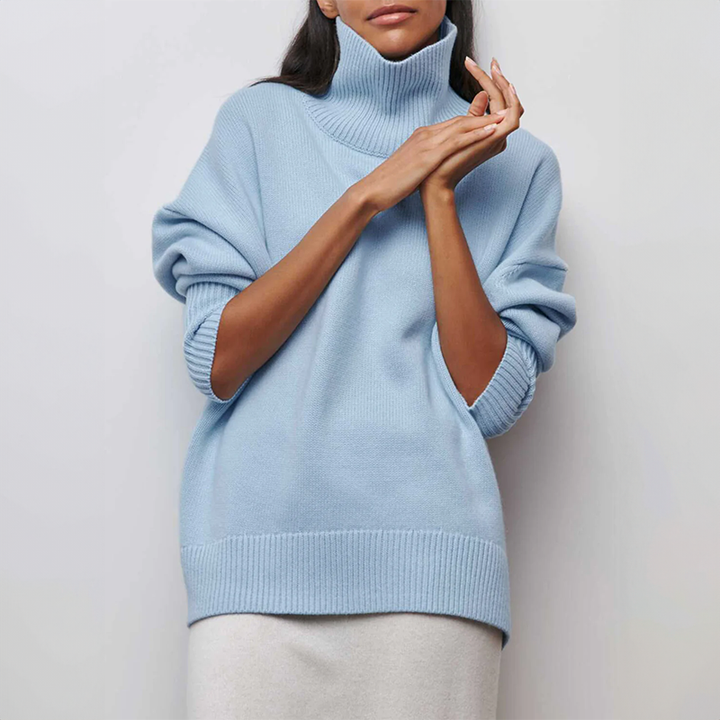 Olivia | Turtleneck Knit Sweater