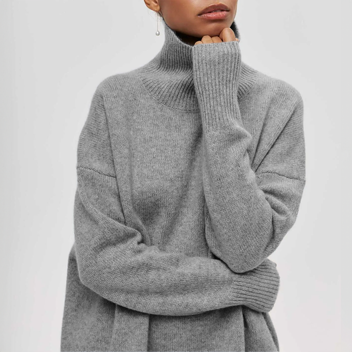 Olivia | Turtleneck Knit Sweater