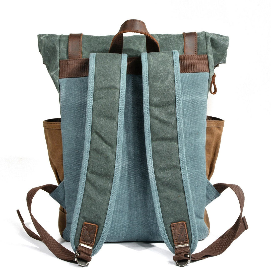 MARSEILLE | Waxed Canvas Roll Top Backpack