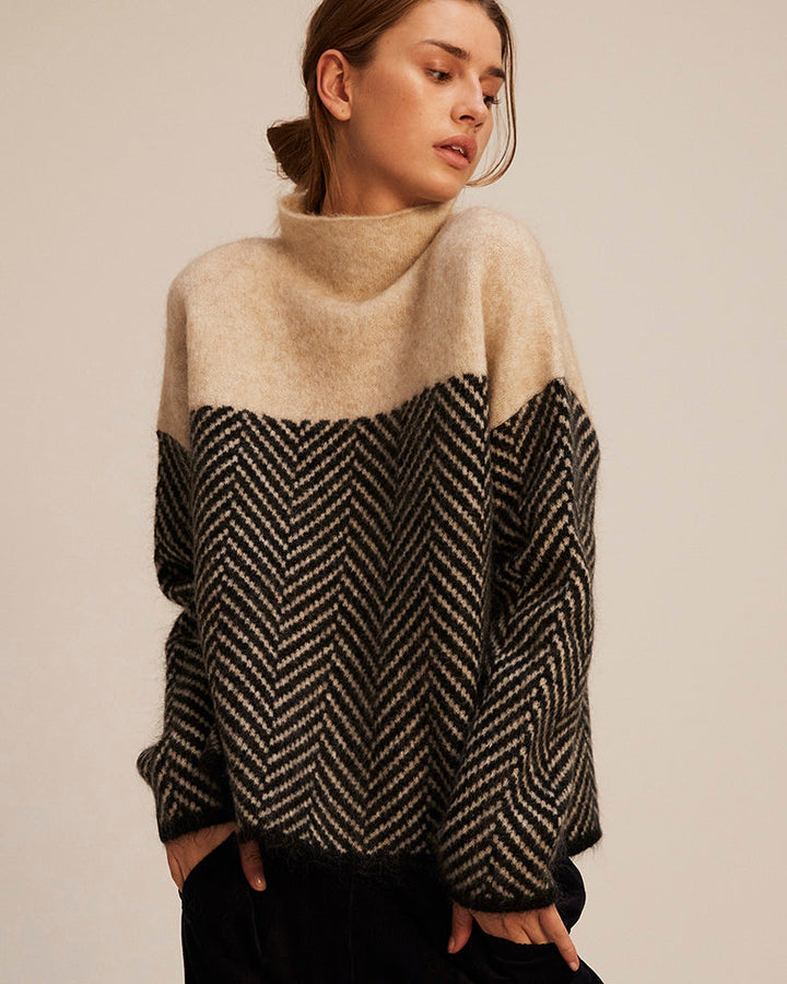 Alice | Cotton Turtleneck Sweater